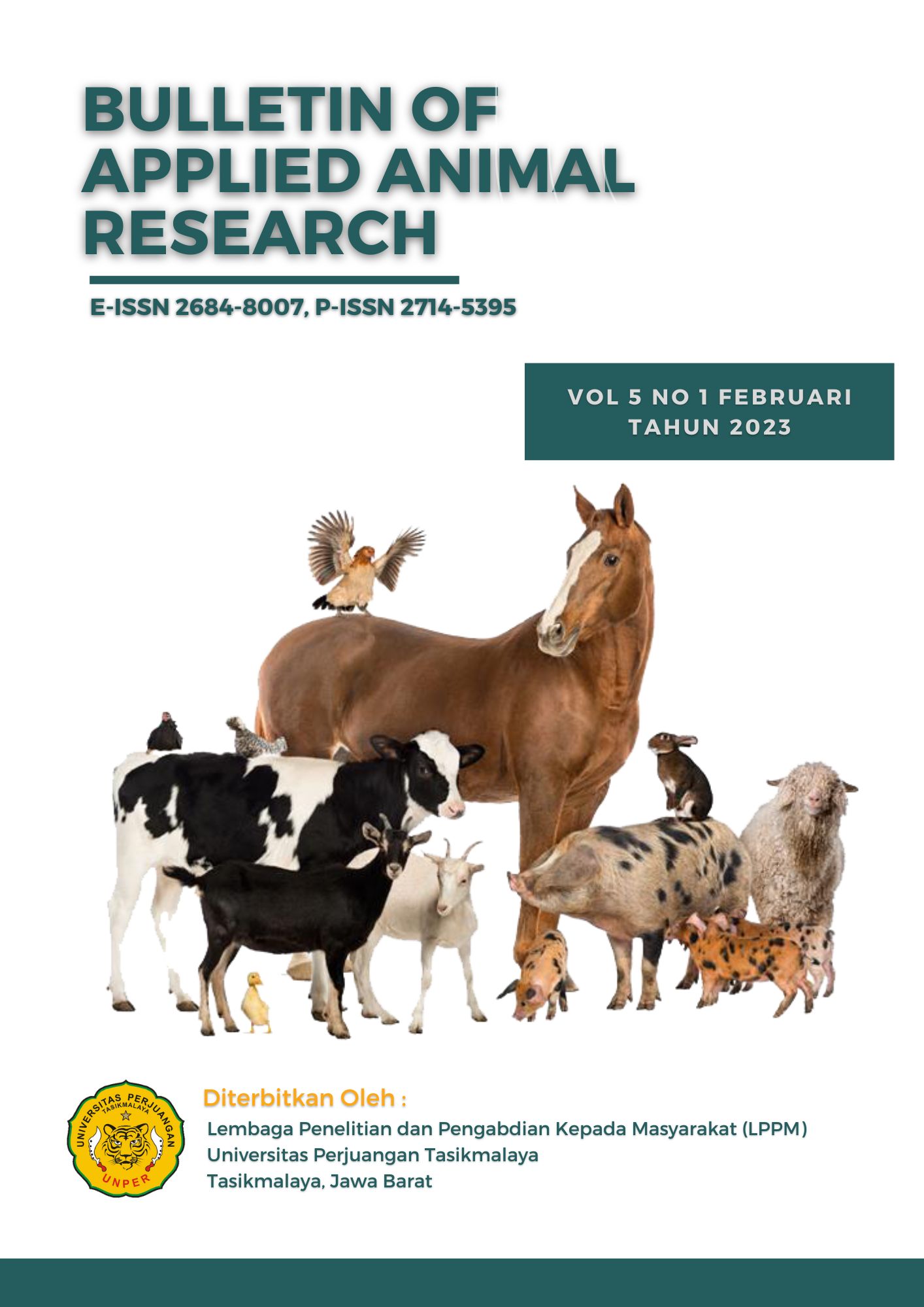 					Lihat Vol 5 No 1 (2023): Bulletin of Applied Animal Research
				